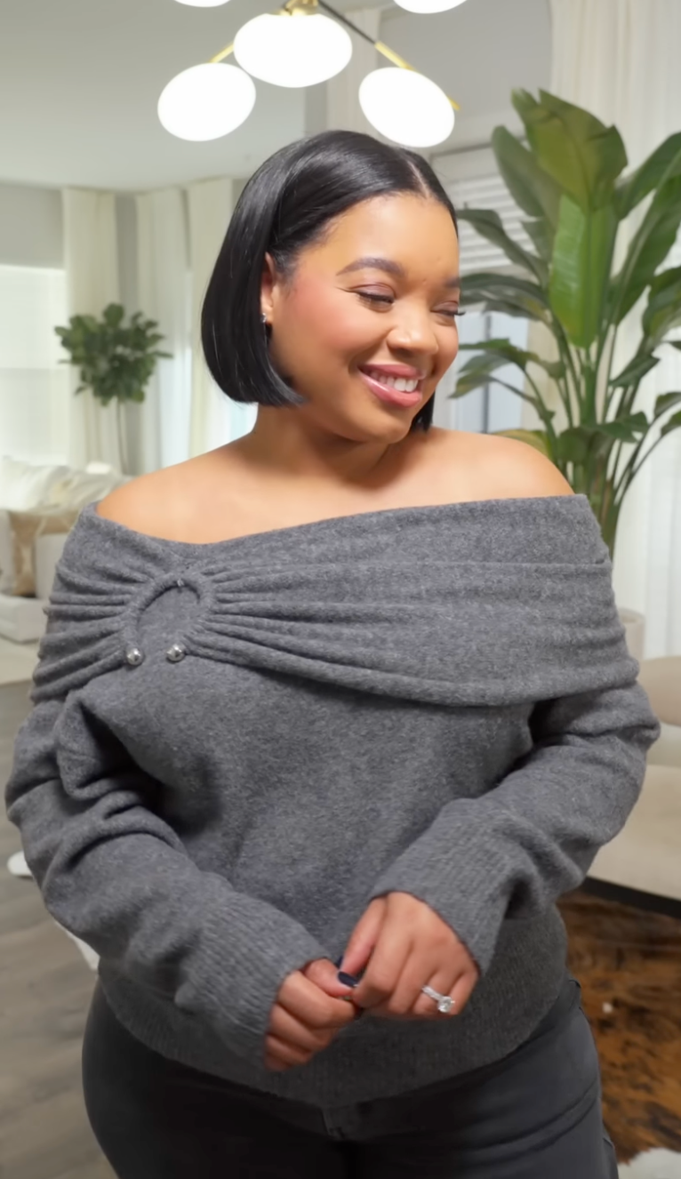 Zara Off The Shoulder Top - size XL