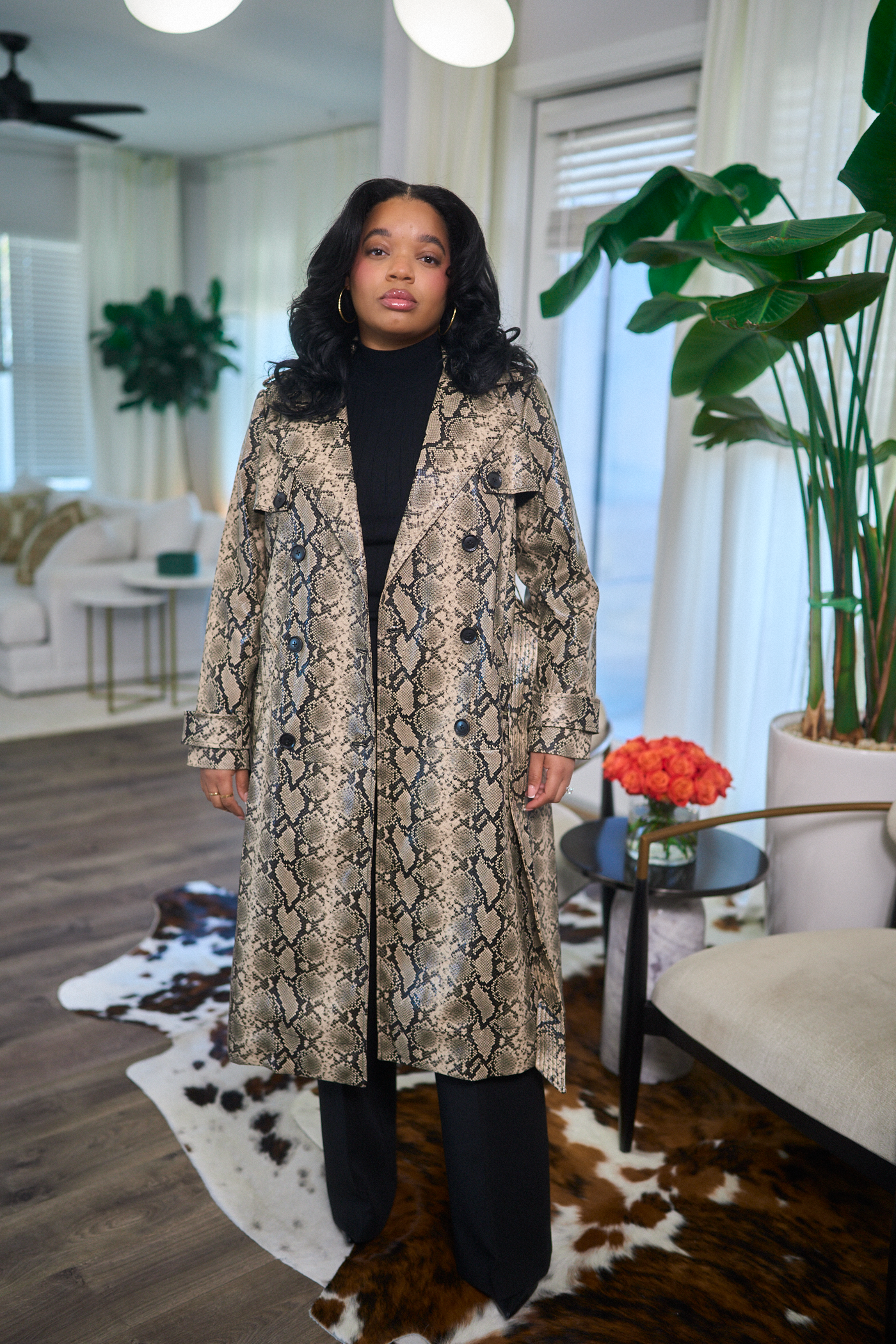 Snakeskin Coat