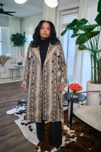 Snakeskin Coat