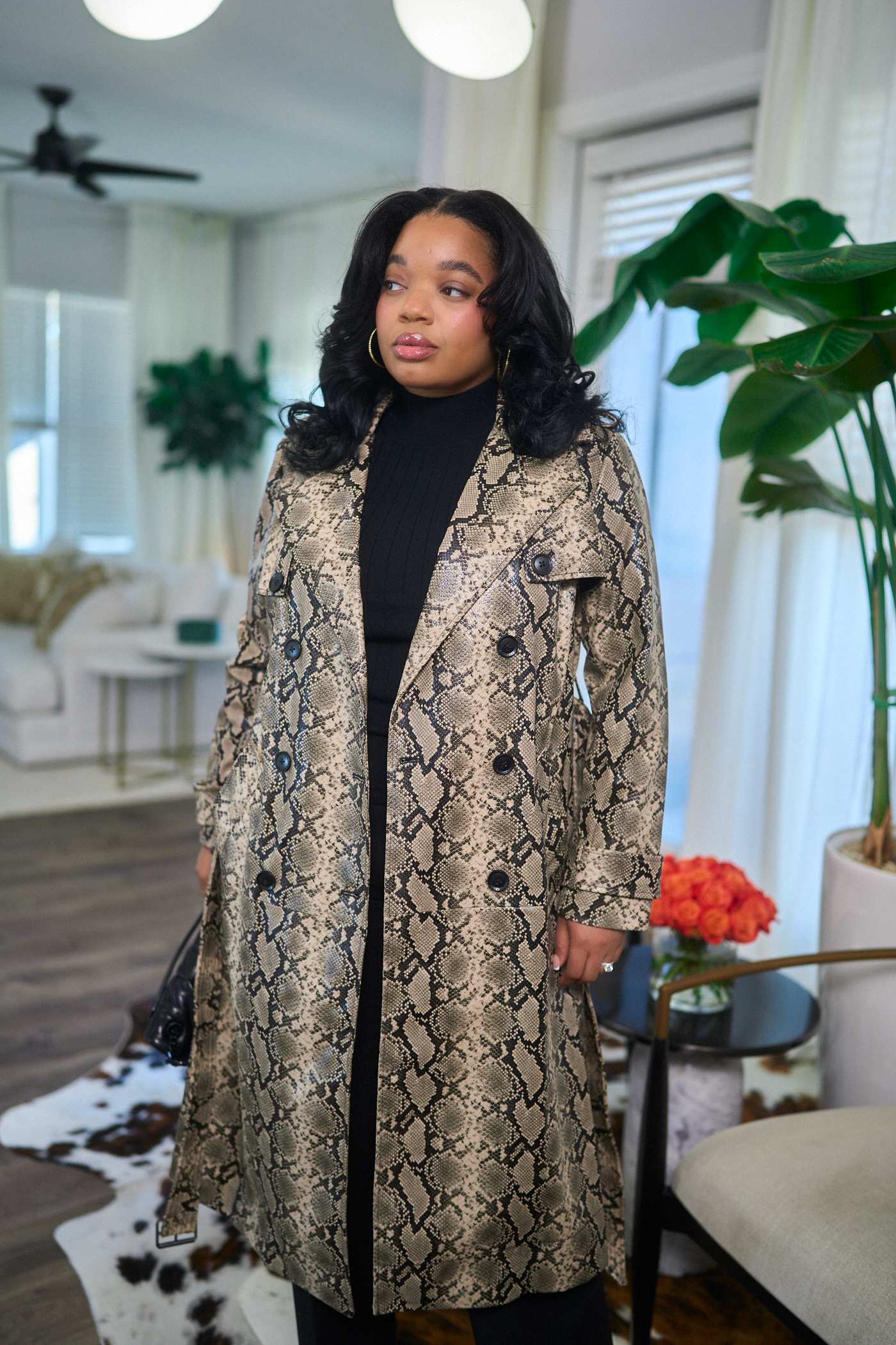 Snakeskin Coat