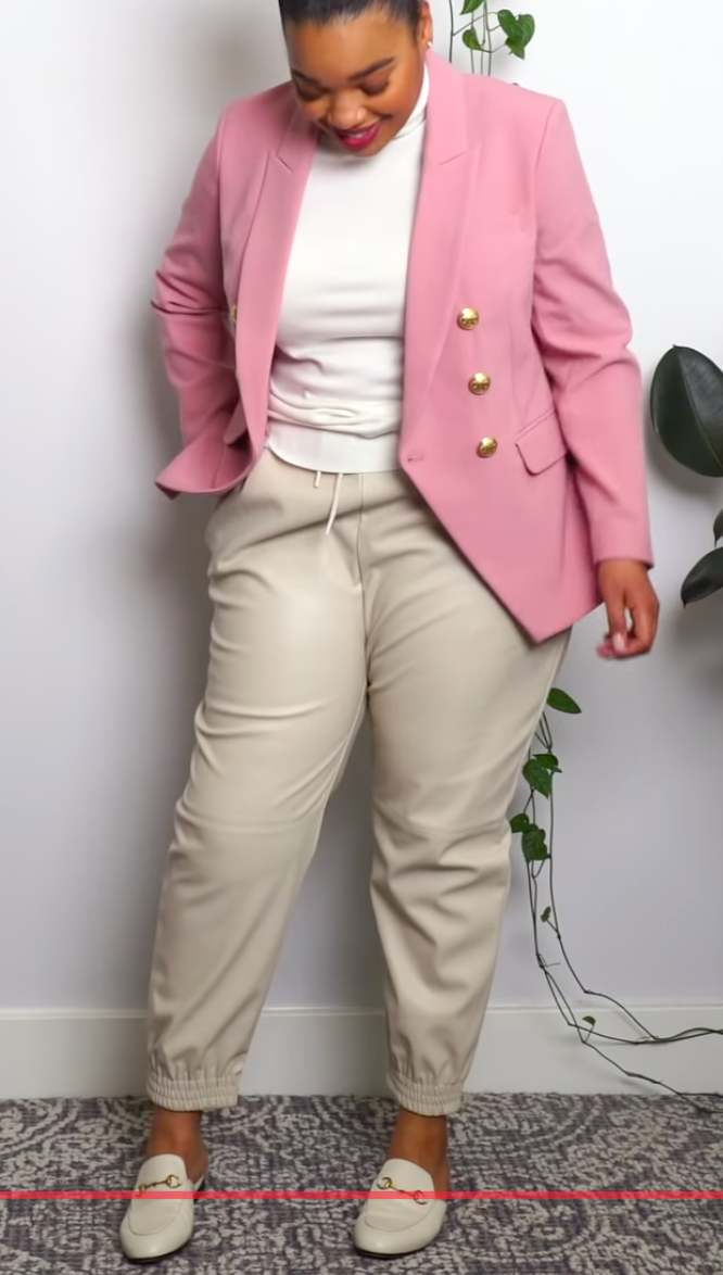 Zara Faux Leather Trousers - Size XL