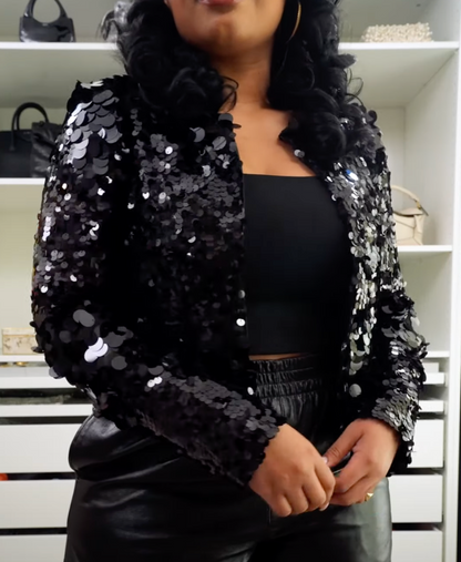 Lulus Sequin Jacket - Large