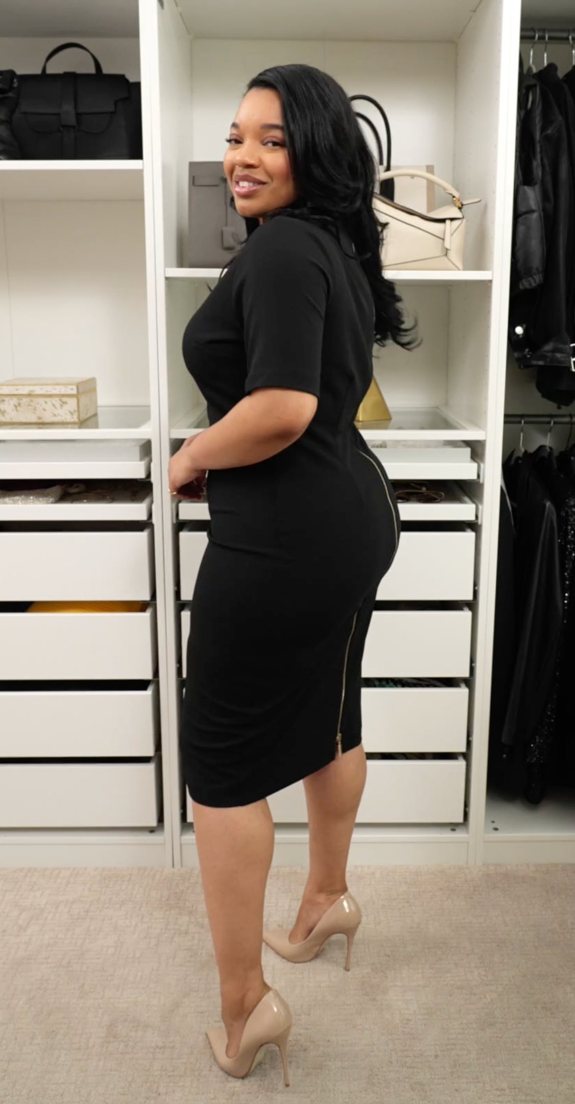 Alexia Admor Midi Dress (size: XL) – The Parke Way