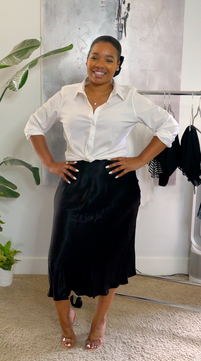 Zara Slip Skirt - Size Large